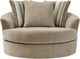 Benchcraft® Linenhause Dune Oversized Swivel Accent Chair-2