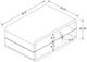 Coaster® Elana 2-Piece White High Gloss Occasional Table Set-4