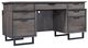 aspenhome® Harper Point Fossil 66" Credenza and Hutch-1