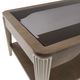 Michael Amini® Roxbury Park Glass Top Cocktail Table with Slate Base-4