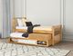 Furniture of America® Dayville Light Oak Twin Captain Storage Bed-2