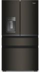 Whirlpool® 36" 21.86 Cu. Ft. Black Stainless Steel Counter Depth French Door Refrigerator-0