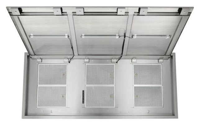 Best® HBC1 Series 65" Brushed Stainless Steel Island Range Hood-3