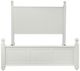 John Thomas Furniture® Cottage Bedroom Pure White Queen Panel Bed-1