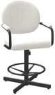 Chromcraft Customizable Astra Swivel Tilt Counter Height Dining Stool-4