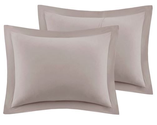 Olliix by Madison Park Sarasota Taupe King/Cal King Microcell Down Alternative Comforter Mini Set-2