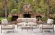 Signature Design by Ashley® Big Creek Cove 5-Piece Beige/Brown Aluminum/Fabric/Wooden Outdoor Conversation Set-1