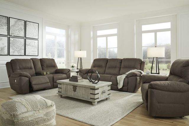 Signature Design by Ashley® Next-Gen Gaucho Espresso Power Reclining Sofa-3
