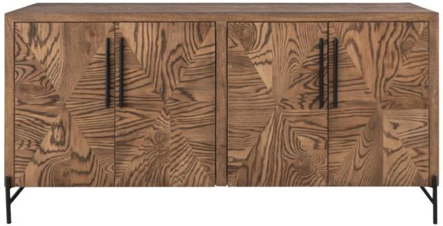 International Furniture Direct Verona Honey Brown Console-3