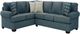 Behold™ Home Becker 2-Piece Navy L-Shaped Sectional-0