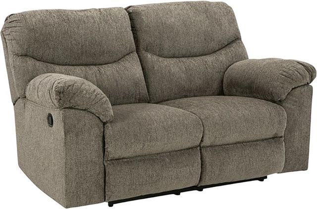 Signature Design by Ashley® Alphons Putty Manual Reclining Loveseat