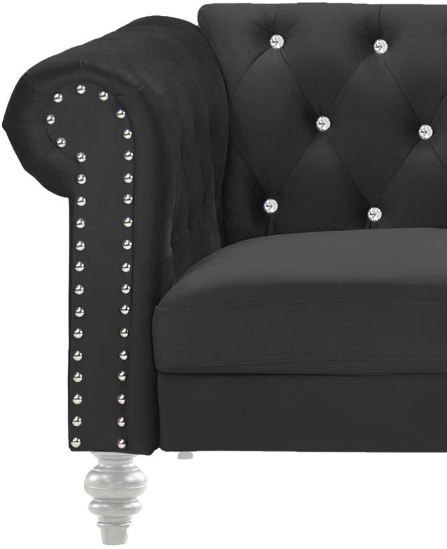 New Classic® Home Furnishings Emma Black Crystal Chair-2