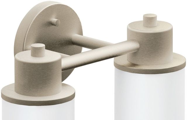 Moen® Iso™ Brushed Nickel Two Globe Bath Light-1