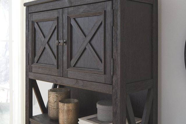 Signature Design by Ashley® Tyler Creek Grayish Brown/Black 74" Bookcase-1