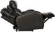 Catnapper® Angelo Black Leather Power Lay Flat Reclining Loveseat with Power Adjustable Headrest-5