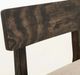 International Furniture Direct Black Balam 2-Piece Stained Dark/White 24" Faux Leather Upholstered Barstool Set-5