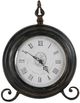 A & B Home Elias Black Table Clock-0
