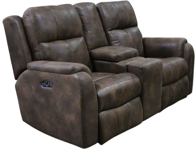 England Furniture Customizable EZ Motion EZ1R00 Manual Double Reclining Console Loveseat-0