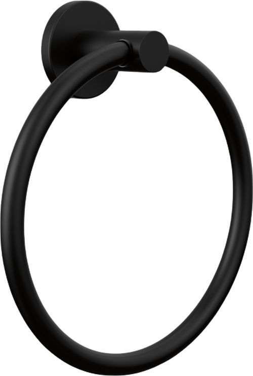 PEERLESS® Precept® Matte Black Towel Ring-0