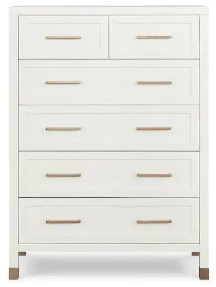 Bassett® Furniture Tidewater Hampton White Tall Chest-1