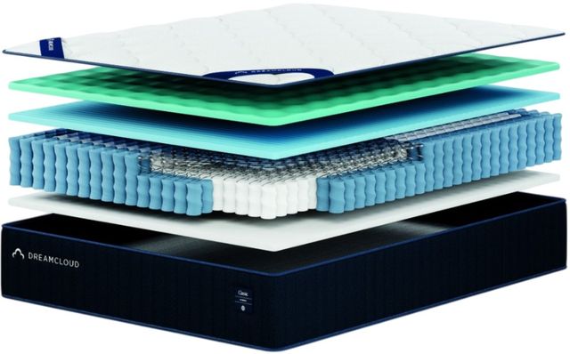 DreamCloud Classic 4.0 Hybrid 12" Medium Tight Top Twin Mattress in a Box-2