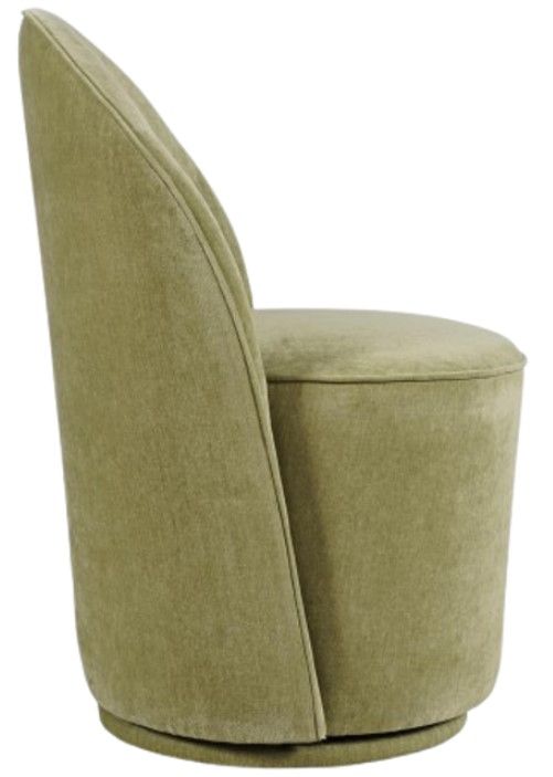 Jofran Inc. Urban Archive Landon Green Swivel Dining Chair-3