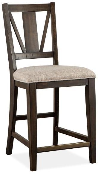 Magnussen Home® Westley Falls Graphite Counter Chair-1