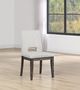 Steve Silver Co. Evan White Linen Side Chair-3