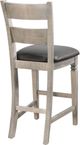 Sunny Designs™ Alpine Gray/Black 30" Ladderback Bar Stool-3