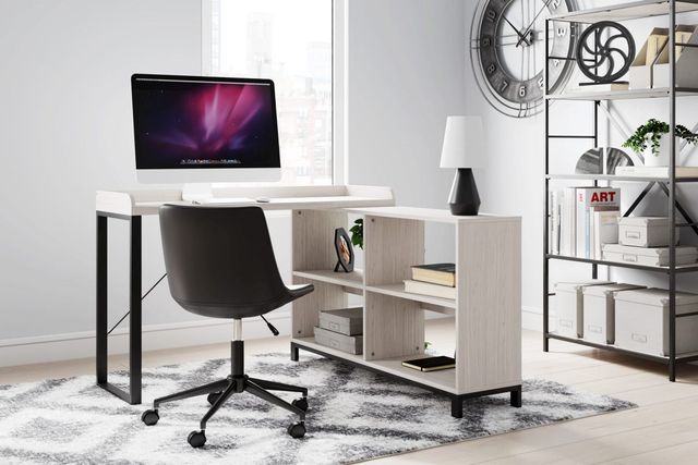 Signature Design by Ashley® Bayflynn Black/White Desk-8
