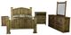 Vintage Furniture Mansion Paint King Panel Bed -3