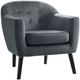 Mazin Furniture Quill Gray Accent Chair-0