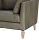 Bernards Tarrington Pistachio Leather Chair-1