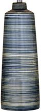 Bassett Mirror Creedence Brushed Blue Table Lamp-2