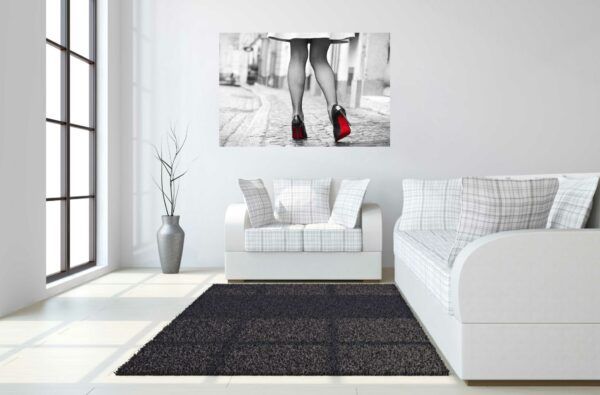 Classy Art Style 8 Floating Tempered Glass with Foil Wall Art-2