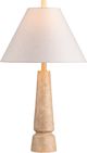 Crestview Collection Butler White/Brown Table Lamp-1