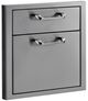 LYNX® Professional Classic 19" Stainless Steel Double Drawer-2