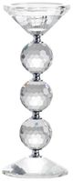 A & B Home Clear 10" Candle Holder-1