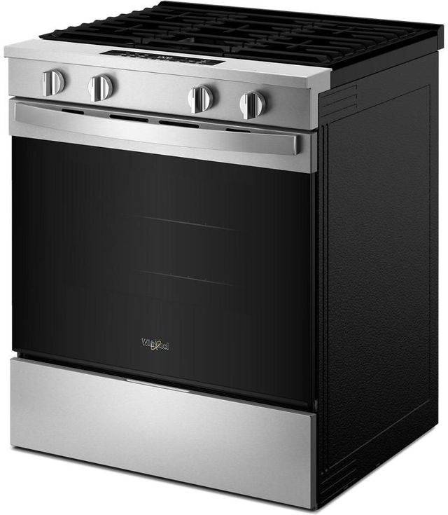 Whirlpool® 30'' Fingerprint Resistant Stainless Steel Smart Slide-In Gas Range -3