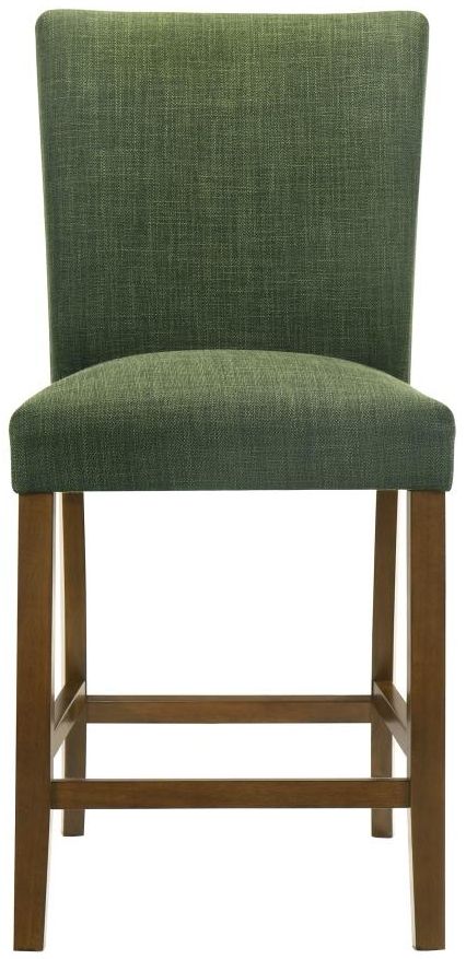Coaster® Paxton 2-Piece Brown/Green Upholstered Counter Dining Side Chair-3