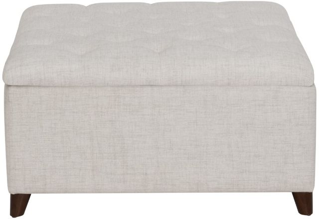 Linon Bella Natural Square Storage Ottoman-2