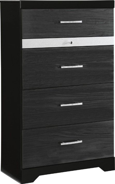 Signature Design by Ashley® Starberry 4-Piece Black King Poster Bed Set-4