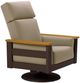 Telescope Casual Customizable Leeward Fabric/Plastic Outdoor Premier Swivel Rocker Chair with Rustic Arms-0