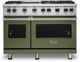 Viking® 5 Series 48" Cypress Green Pro Style Natural Gas Range with 12" Griddle-0