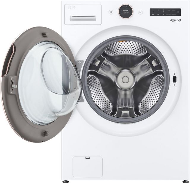 LG 5.0 Cu. Ft. White Front Load Washer-3