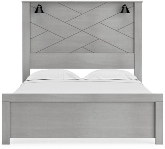 Signature Design by Ashley® Cottonburg Light Gray Queen Panel Bed-3