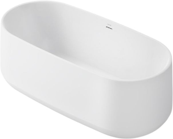 KOHLER® Ceric® White 60" x 29" Freestanding Bath-0