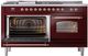Ilve® Nostalgie II Series 60" Burgundy Pro Style Dual Fuel Range-2