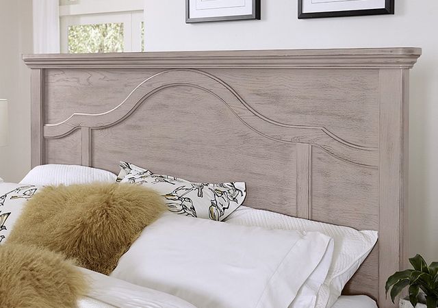 LM Co Home By Vaughan-Bassett Bungalow Home by Ben & Erin Napier Dover Gray King Mantel Bed-3