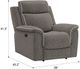 Emerald Home Arthur Speckled Slate Zero Gravity Power Recliner-3